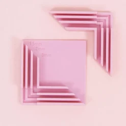 Hot 8 Cantoneras para Cartonaje Rosa Herrajes