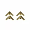 Hot 4 Esquineras metálicas color oro para Scrapbooking Herrajes