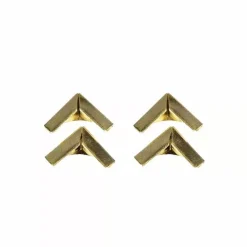 Hot 4 Esquineras metálicas color oro para Scrapbooking Herrajes
