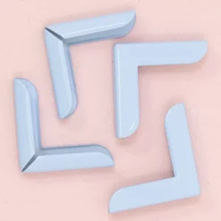 4 Esquineras Metálicas Grandes Baby Blue Herrajes