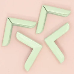 Outlet 4 Esquineras Metálicas Grandes Mint Green Herrajes
