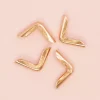 Outlet 4 Esquineras Metálicas Mini Rose Gold Herrajes