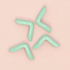 Best 4 Esquineras Metálicas Mini Turquoise Herrajes