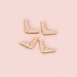 Online 4 Esquineras Metálicas Royal Rose Gold Herrajes
