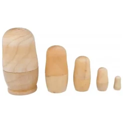 Hot 5 Matrioskas de Madera Maderas
