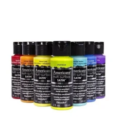 Sale Acrílico Americana Multisurface Satin 59ml Doraduras|Pinturas De Vidrio Y Cerámica