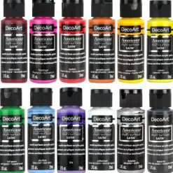 Sale Acrílico Americana Multisurface Satin 59ml Doraduras|Pinturas De Vidrio Y Cerámica