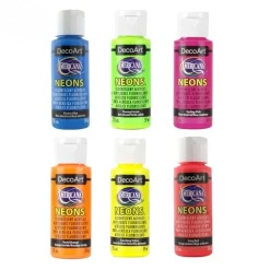 New Acrílico Americana Neón 59ml Pinturas Acrílicas