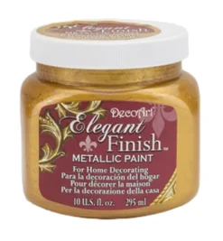 New Acrílico Metálico Elegant Finish 295ml Pinturas Acrílicas|Doraduras