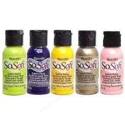 Outlet Acrílico Textil SoSoft 29ml Pinturas Para Tela Y Seda