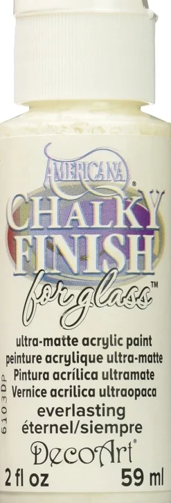 Discount Acrílico tiza para cristal Americana Chalky Finish Glass 59ml Pinturas De Vidrio Y Cerámica