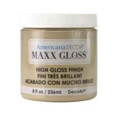 New Acrílico ultra brillante Americana Decor Maxx Gloss 236ml Pinturas Chalk Paint
