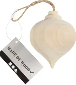 Hot Adorno de Madera Gota Navidad|Maderas