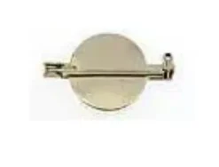 Hot Aguja broche placa 2,5 cm (5 unidades) Bisutería