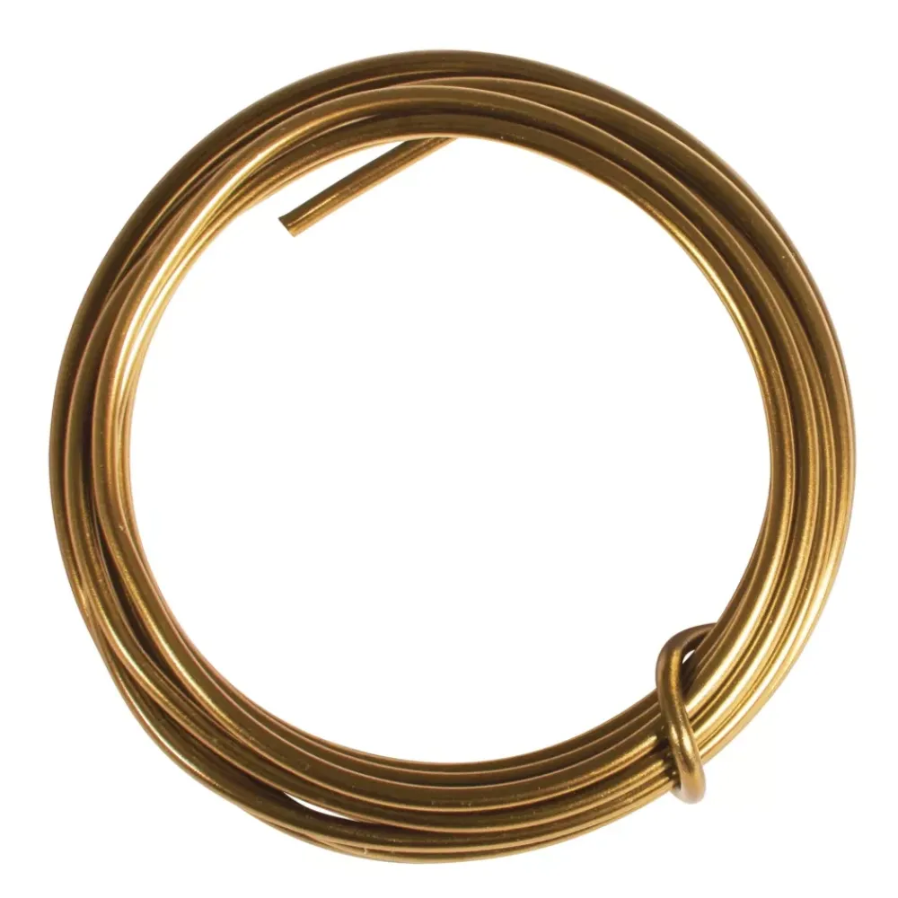Sale Alambre de Aluminio Dorado 2m Goma Eva Fofuchas|Bisutería