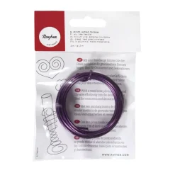 Sale Alambre de Aluminio Violeta 2m Goma Eva Fofuchas|Bisutería