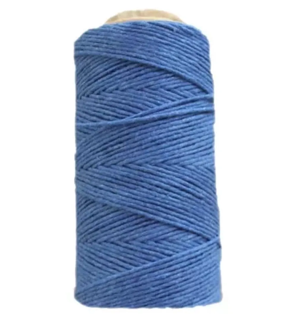 Online Algodón Encerado para Scrapbooking Azul 140m Bisutería
