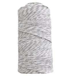 Sale Algodón Encerado para Scrapbooking Blanco y Gris 140m Bisutería