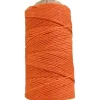 Hot Algodón Encerado para Scrapbooking Naranja 140m Bisutería