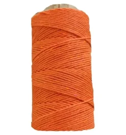 Hot Algodón Encerado para Scrapbooking Naranja 140m Bisutería
