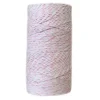 Discount Algodón Encerado para Scrapbooking Blanco y Rosa 140m Bisutería