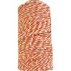 Online Algodón Encerado para Scrapbooking Blanco y Naranja 140m Bisutería