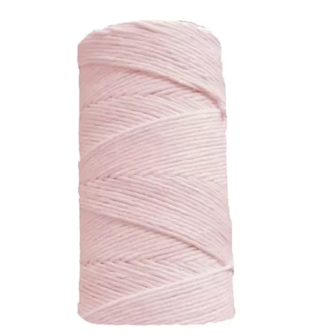 Hot Algodón Encerado para Scrapbooking Rosa 140m Bisutería