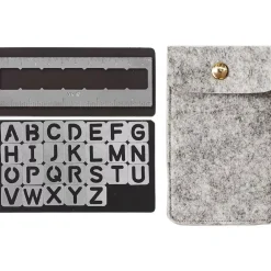Clearance Alphabet Magnetic Stencils Journal Studio We R Memory Keepers Herramientas De Corte