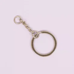 New Anilla de llavero con cadena Silver Bisutería