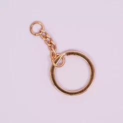 Clearance Anilla de llavero con cadena Rose Gold Bisutería