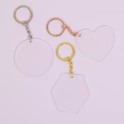 Clearance Anilla de llavero con cadena Rose Gold Bisutería
