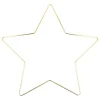 Clearance Anilla de metal Estrella Dorada 28cm Labores Y Macramé