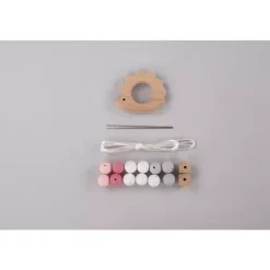 Hot Anillo de agarre de Madera Erizo Rosa Maderas