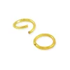 Arandelas Doradas 6mm Bisutería
