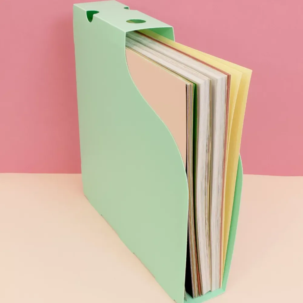 Best Archivador Vertical Para Papeles de Scrapbooking Turquesa Organización