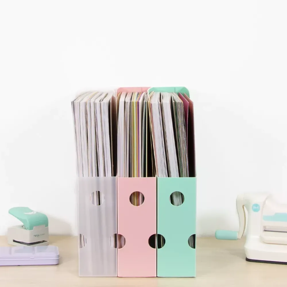 Best Archivador Vertical Para Papeles de Scrapbooking Turquesa Organización