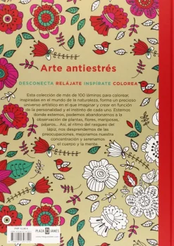Online Arte Antiestrés 100 jardines para colorear Colorear