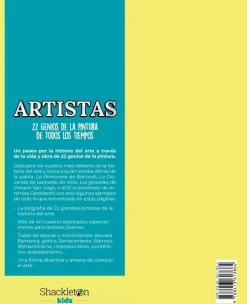 Outlet Artistas 22 genios de la pintura de todos los tiempos Infantil