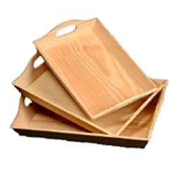 Sale Bandeja de madera mediana 33x23cm Maderas