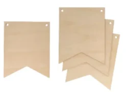 Sale Bandera de Madera On se Marie Maderas