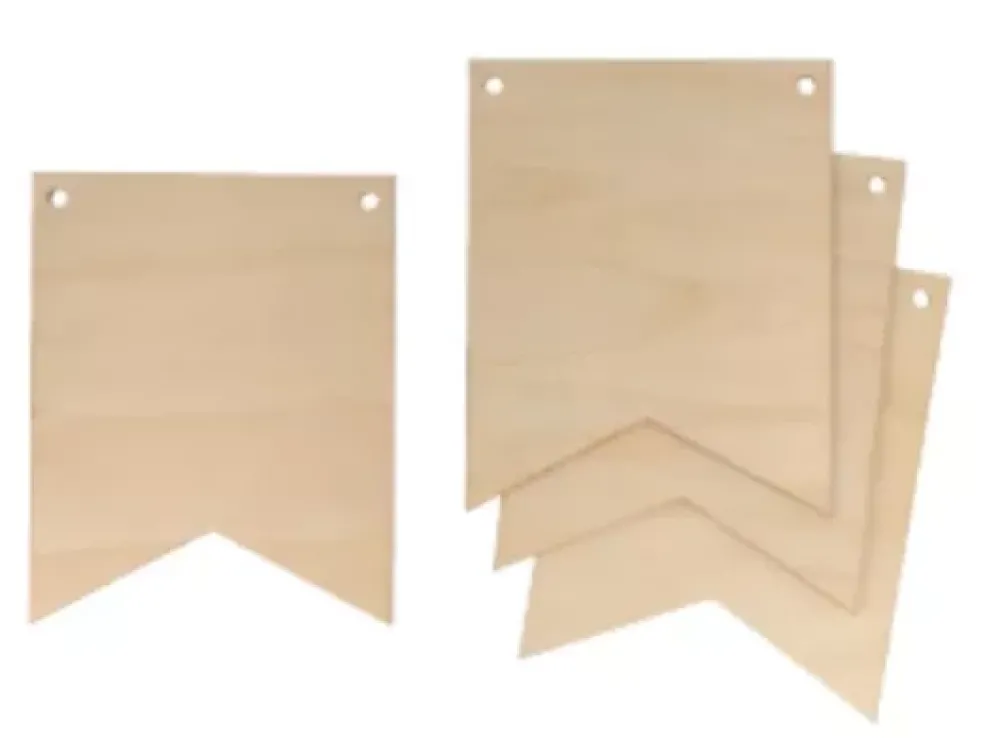 Sale Bandera de Madera On se Marie Maderas