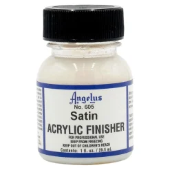 New Barniz acrílico acabado satinado para cuero 605 29,5ml Barnices
