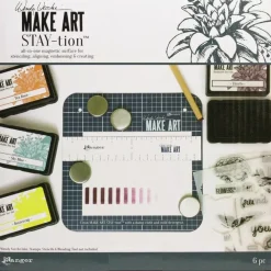 Sale Base imantada pequeña Make art Stay-tion Wendy Vecchi Herramientas De Corte