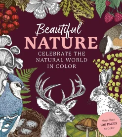 New Beautiful Nature Coloring Book Colorear