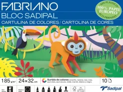 Clearance Bloc cartulina colores 24x32cm 185g/m² Niños Niños Y Regalos