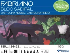 Clearance Bloc cartulina negra 24x32cm 185g/m² Niños Niños Y Regalos
