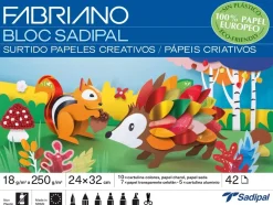 Discount Bloc hojas de colores 24x32cm Niños Niños Y Regalos