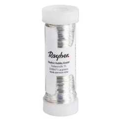 Clearance Bobina Hilo Metálico Plata 0,3mm. 50m Bisutería