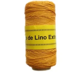 New Bobina Lino Encerado 3 cabos Amarillo 180m Bisutería|Macramé