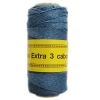 New Bobina Lino Encerado 3 cabos Azul 180m Bisutería|Macramé